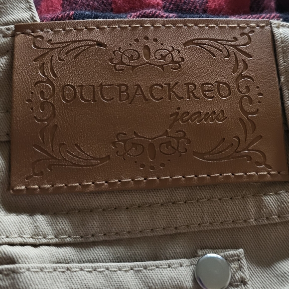 Pet Costume Red Plaid Shirt with Khaki Overalls One Piece Medium Breed Size NWOT - Picture 7 of 11